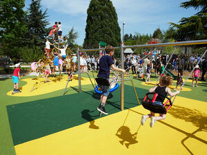 Une aire de jeux pour les enfants