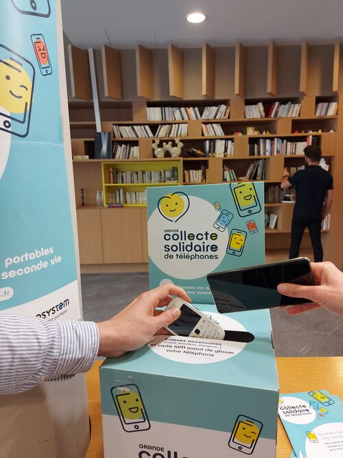 Faites un geste environnemental et solidaire en participant à notre Grande Collecte Solidaire de téléphones du 5 juin au 20 juillet 2026